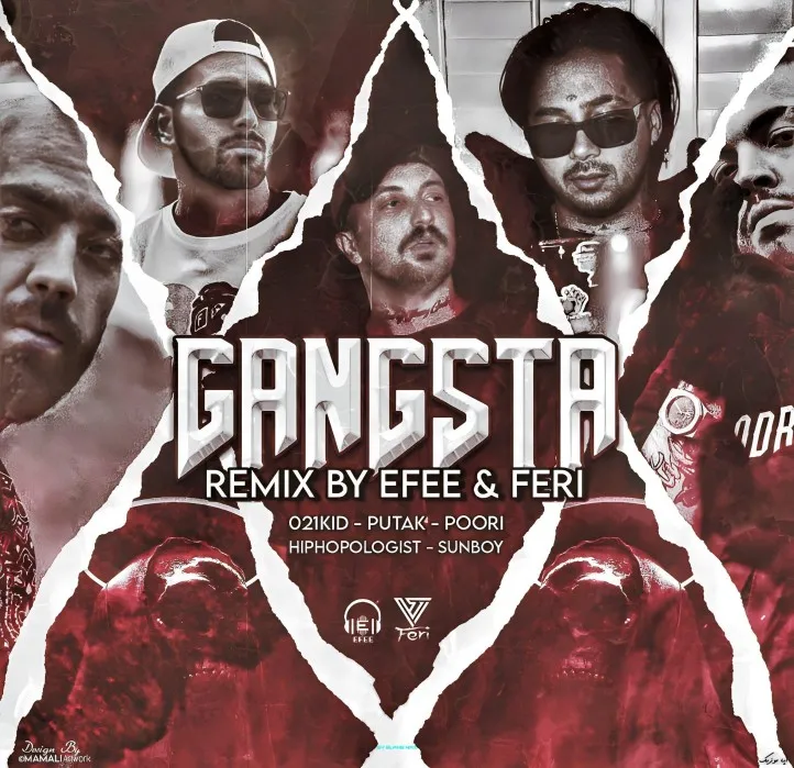 دانلود ریمیکس ترکیبی رپ بنام گنگستا (هیپهاپولوژیست ۰۲۱کید سانبوی گاد پوری پوریا پوتک)  بیس دار قوی ترند