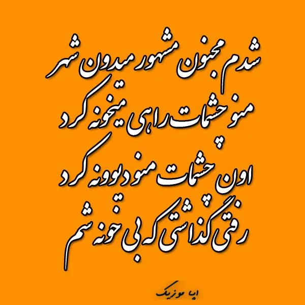 دانلود  اهنگ شدم مجنون مشهور میدون شهر زن